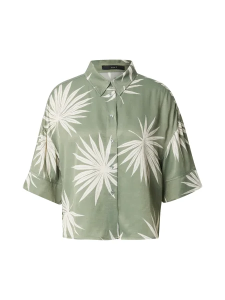 OUI cămașă cu guler clasic relaxed verde