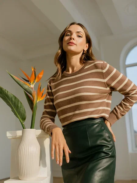 Джемпер MarSe текстиль бежевий