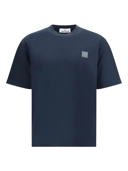 Póló Stone Island strasszokkal kék