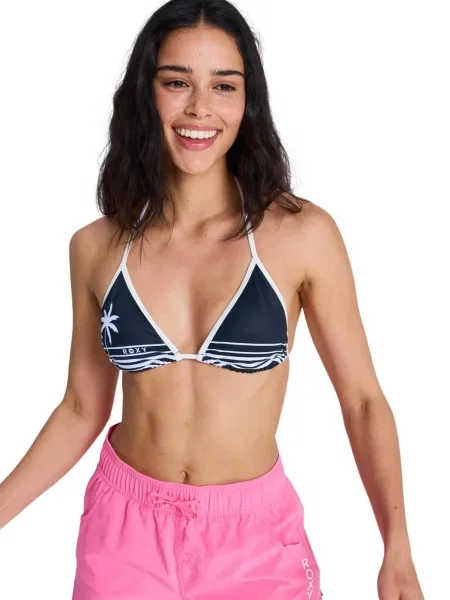 Trójkątny stanik bikini dla Kobiety THE RETRO ESSENTIALS czarny