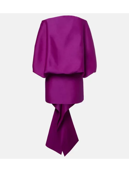 Rochie Balenciaga de lână violet