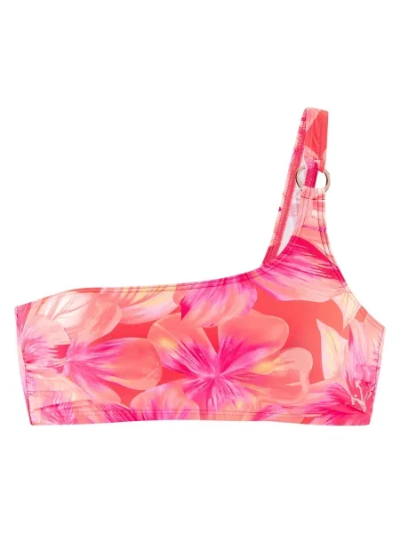 S.Oliver Sutien costum de baie portocaliu piersică / roz eozină / roșu deschis alb