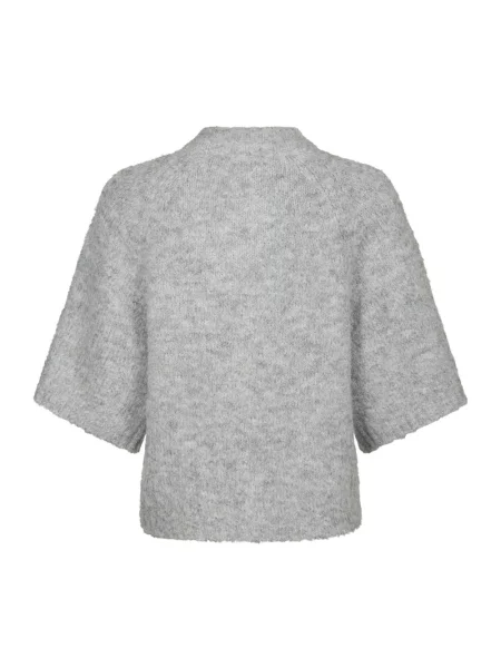 Dzianinowy sweter Neo Noir szary