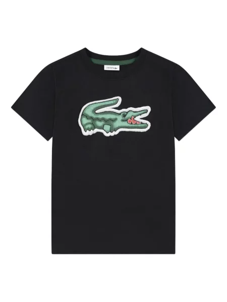 Koszulka dziecięca Lacoste czarna
