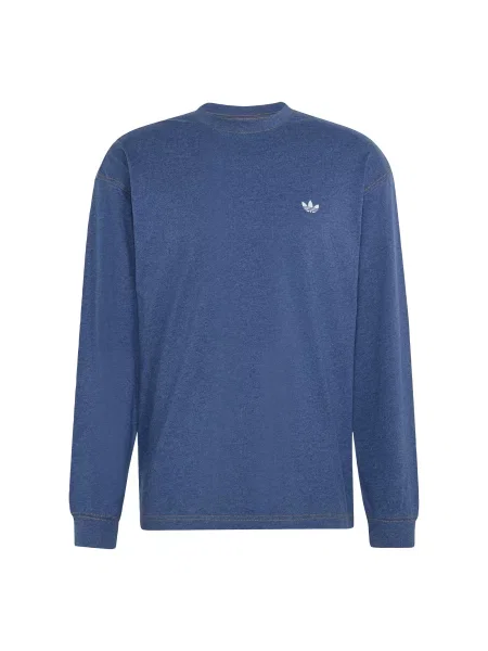 ADIDAS ORIGINALS Tričko Trefoil Essentials melír modrý