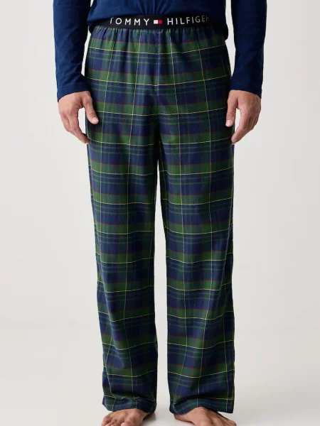 Tommy Hilfiger spodnie piżamowe zielone