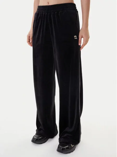 KARL LAGERFELD Spodnji del trenirke črna