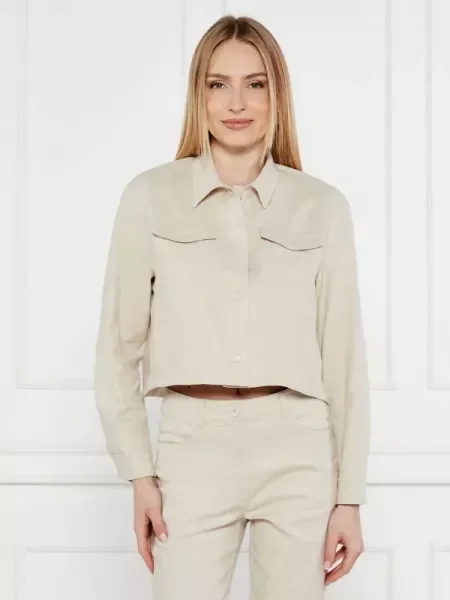 Marc Cain Geacă de blug | cu adaos de in bej