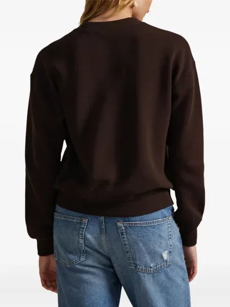 Chiloți Polo Ralph Lauren din țesătură twill cu autograf cu glugă albastru