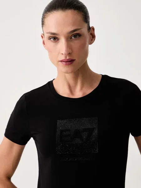 Póló Ea7 Emporio Armani fekete
