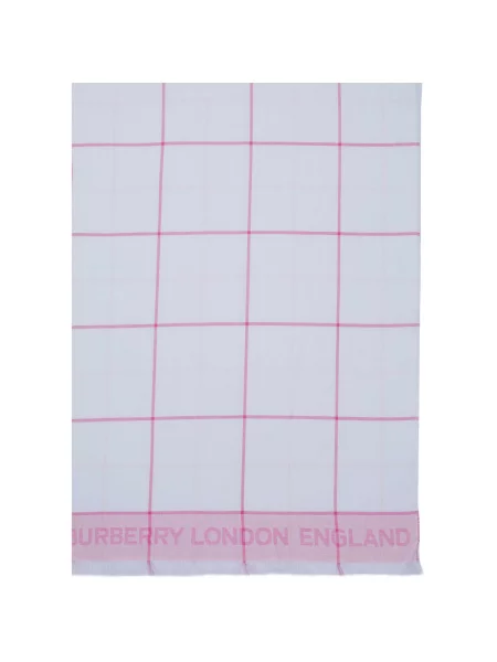 Šatka Burberry biela