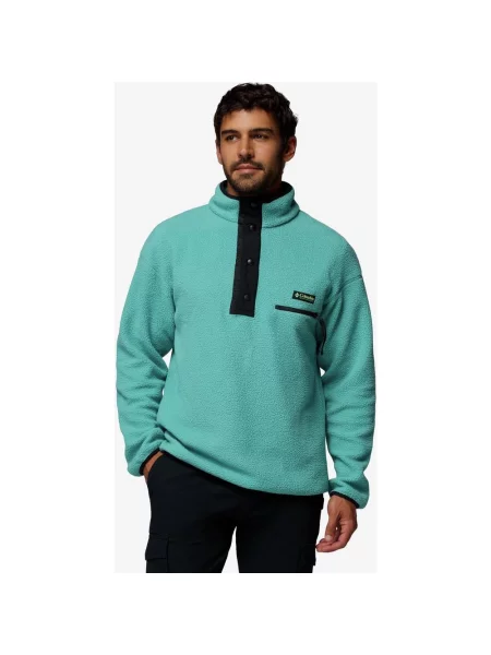 Polar Columbia Helvetia II Half Snap zielono XS czarny