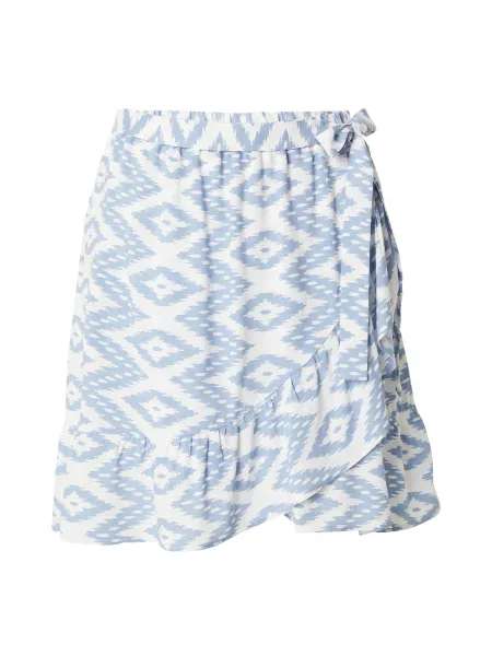 ONLY Fustă NOVA albastru deschis alb