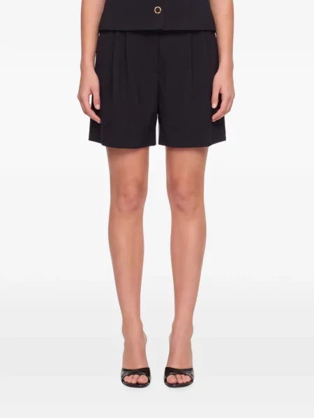 Pantaloni scurți Alessandra Rich negru