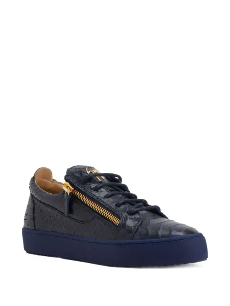 Маратонки Giuseppe Zanotti Frankie с принт синьо