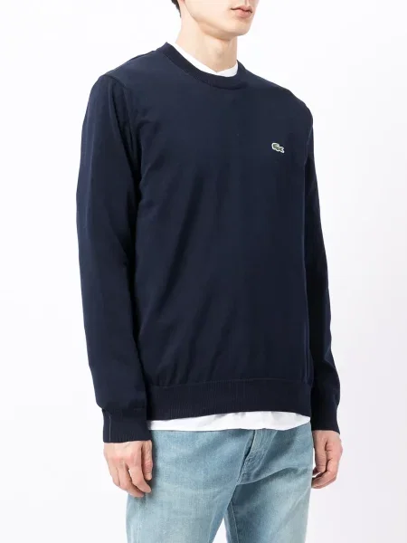 Haftowana bluza Lacoste niebieska