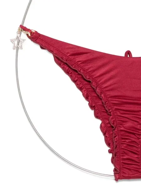 Bikini Agent Provocateur cu volane roșu