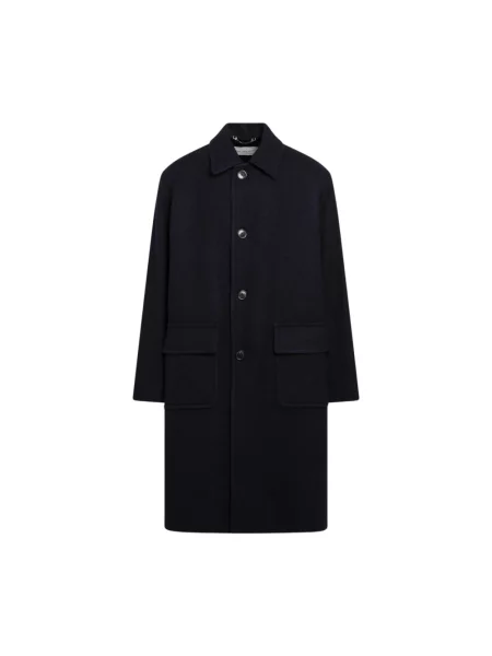 Płaszcz Dries Van Noten niebieski
