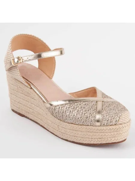 Pantofi Montevita auriu
