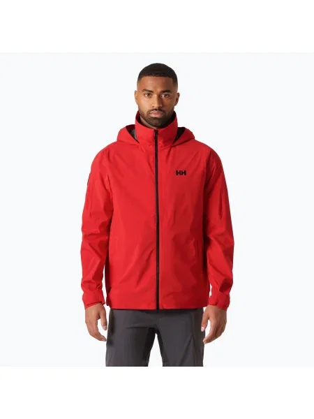 Geacă de navigație pentru bărbați Helly Hansen Hp Racing Hooded alert red roșu