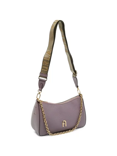 Geanta crossbody Furla din piele violet