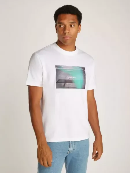 Calvin Klein Jeans Tricou alb