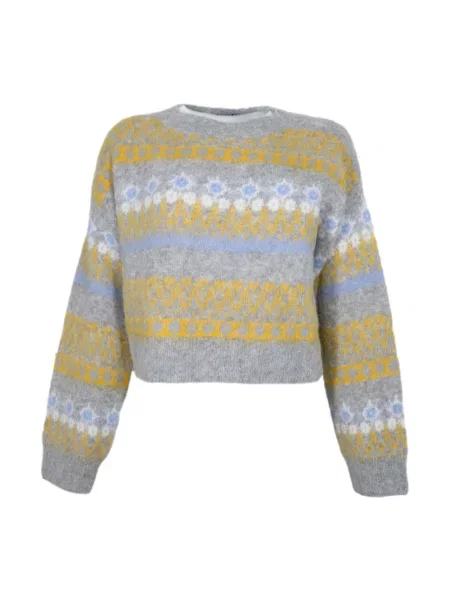 Sweter Hugo Boss wełniany szary