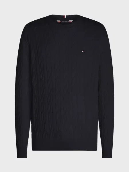 Классический свитер Tommy Hilfiger синий