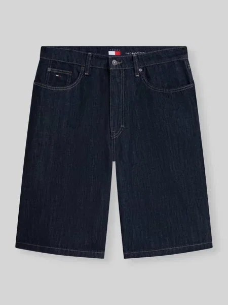 Szorty jeansowe o kroju relaxed fit z czystej bawełny Tommy Jeans niebieskie