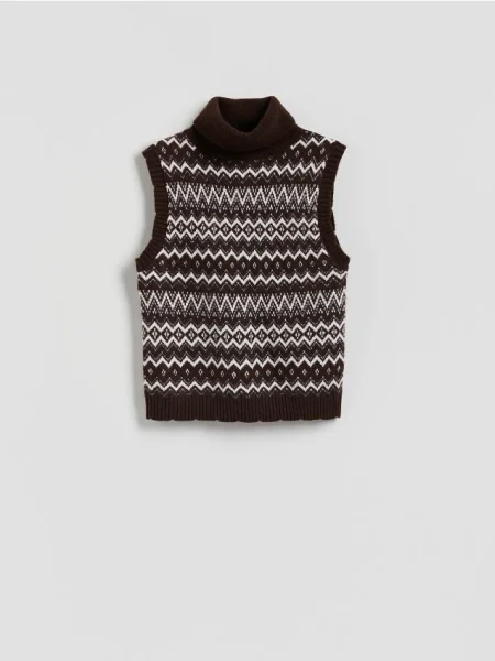 Reserved Vestă cu maletă multicolor