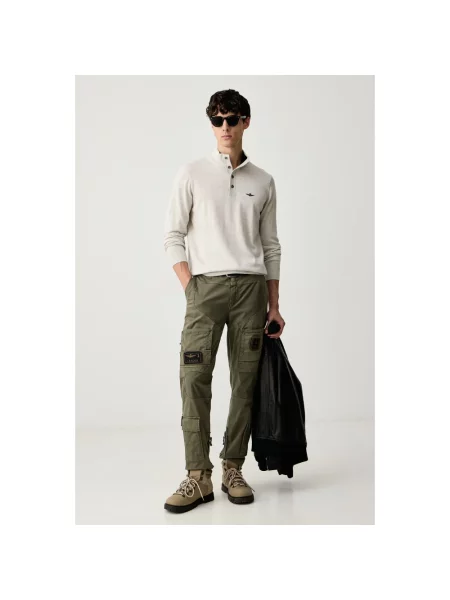 Sweter Aeronautica Militare szary