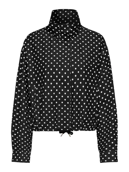 ONLY Geacă de primăvară-toamnă ONLCASSANDRA negru alb