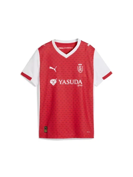 PUMA Młodzieżowa koszulka domowa Stade de Reims Odzież czerwony