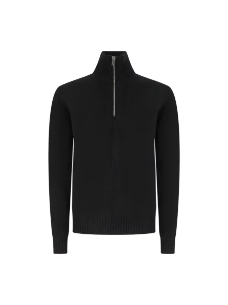 Sweter z golfem Alpha Studio do golfa czarny