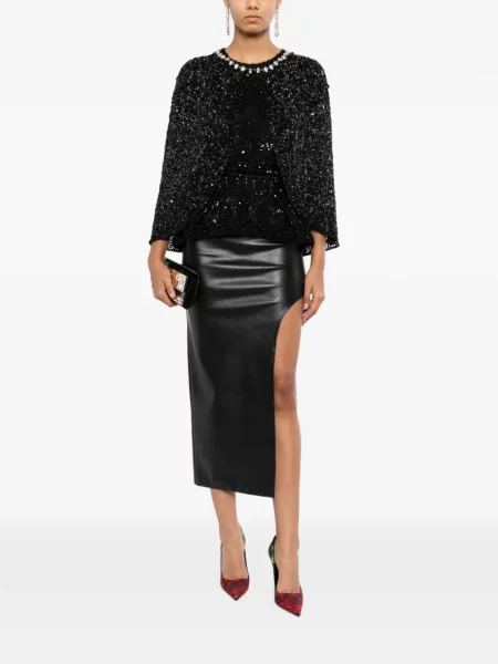 Geacă Jenny Packham cu paiete negru