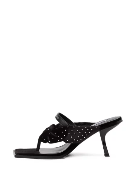 Sandale Karl Lagerfeld cu volane negru