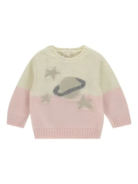 Sweter dziecięcy L'orsobruno różowy