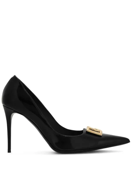 Pantofi cu toc Dolce & Gabbana din piele negru