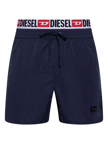 Slip de baie Diesel cu imagine albastru