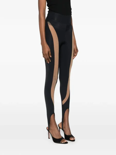 Leggings Mitiliane Couture plasă negru
