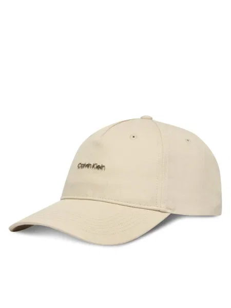 Calvin Klein Șapcă Coton Twill Standard Logo Hw Cap alb