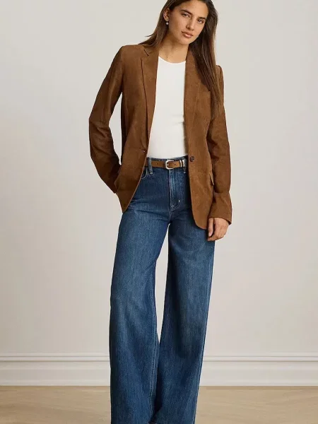 Замшевый пиджак Lauren Ralph Lauren