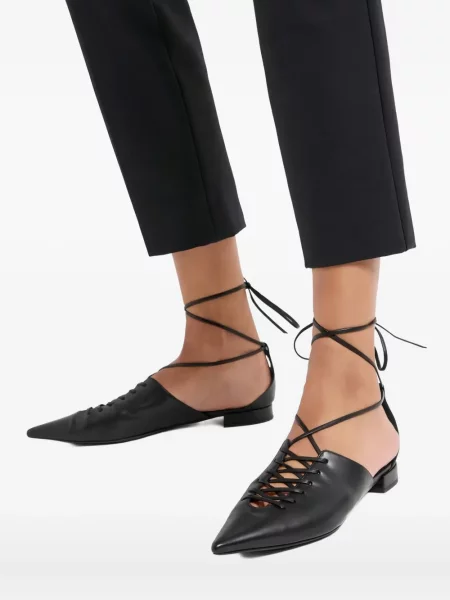 Botine Giorgio Armani din piele negru