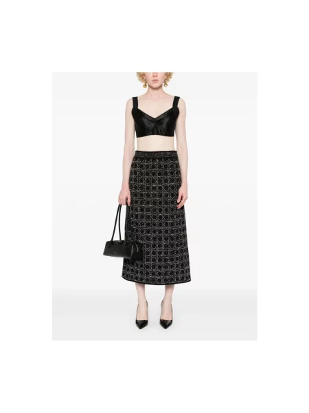 Top Dolce And Gabbana na ramiączkach czarny