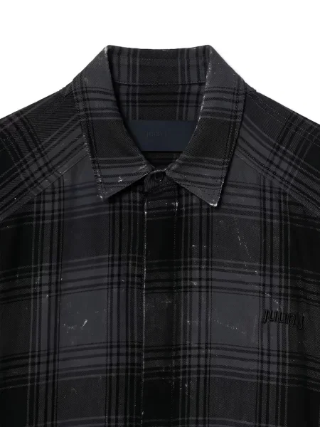 Košulja Juun.j karirana crna