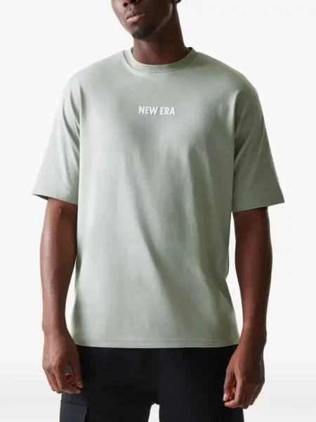 Tricou New Era Cap cu imagine verde