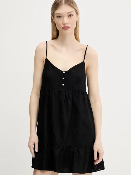 Tommy Jeans rochie din mini evazati negru