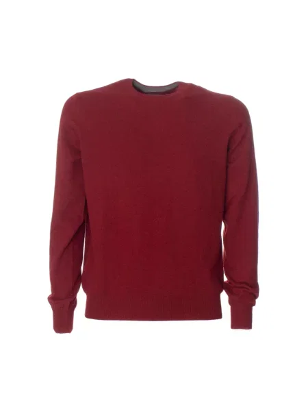 Sweter Gran Sasso z kaszmiru czerwony