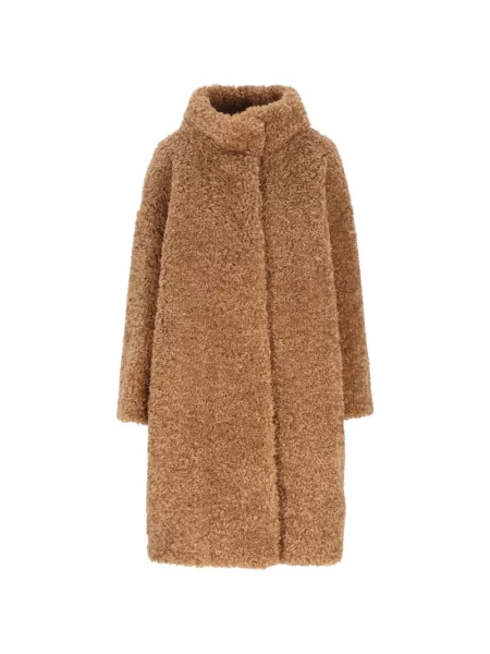 Haină din piele de oaie Herno din piele de oaie maro