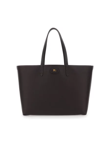 Shopperka Burberry skórzana dwustronna brązowa